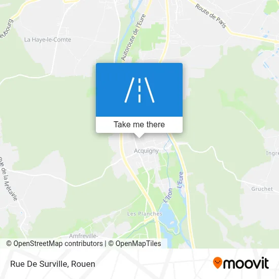 Rue De Surville map