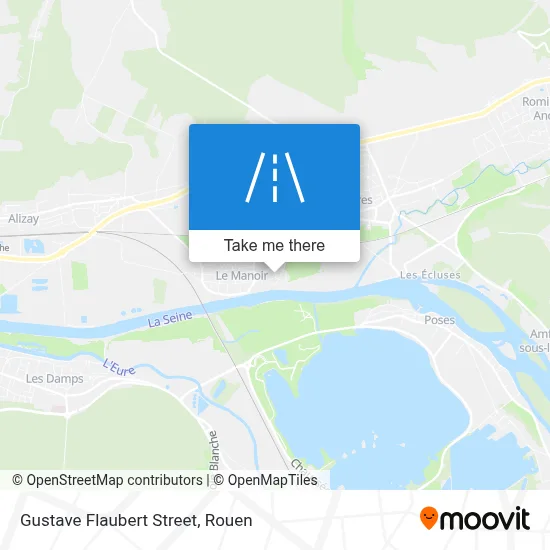 Mapa Rue Gustave Flaubert