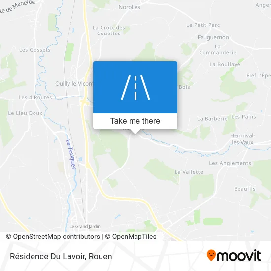 Résidence Du Lavoir map