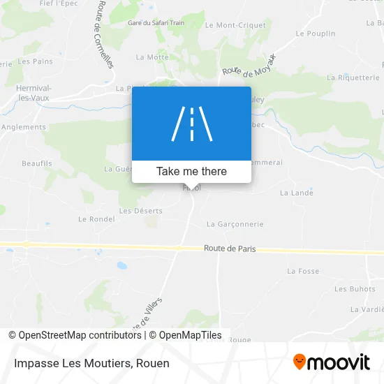 Impasse Les Moutiers map