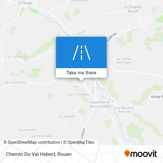 Chemin Du Val Hebert map