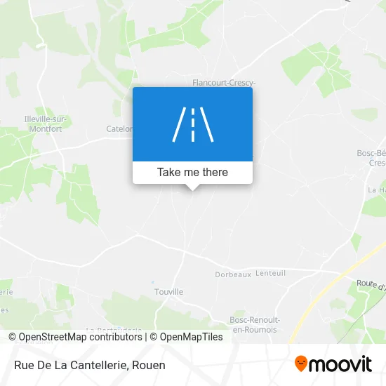 Mapa Rue De La Cantellerie