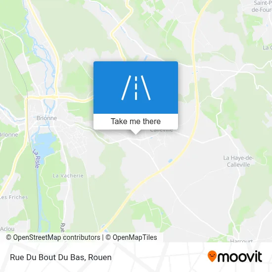 Rue Du Bout Du Bas map
