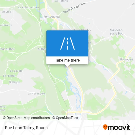 Rue Leon Talmy map