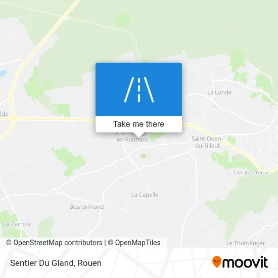 Sentier Du Gland map