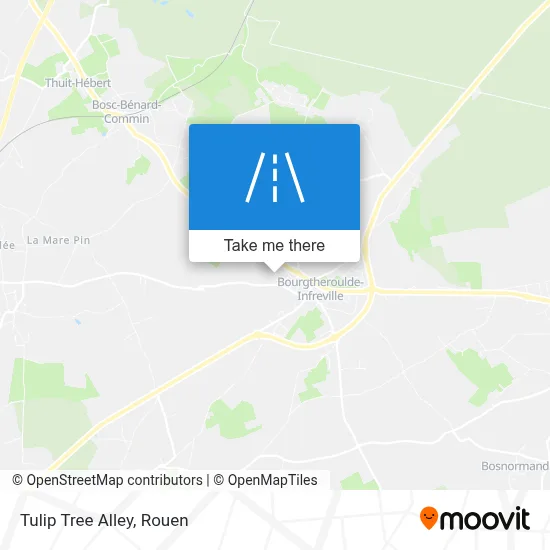 Allée Du Tulipier map