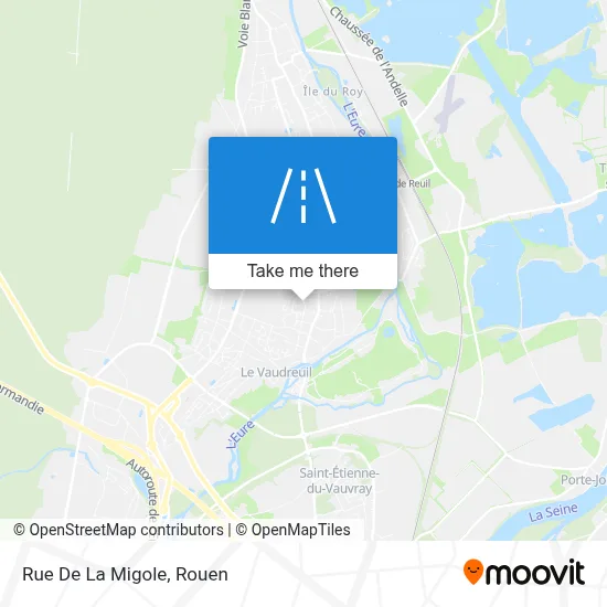 Rue De La Migole map