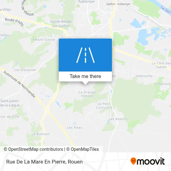 Rue De La Mare En Pierre map