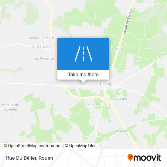 Rue Du Bélier map