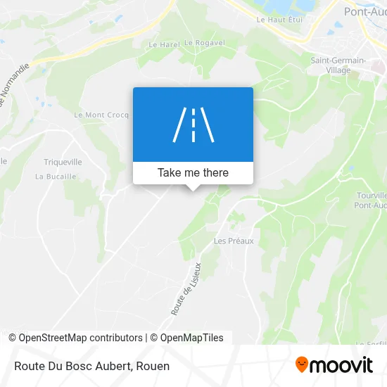 Route Du Bosc Aubert map