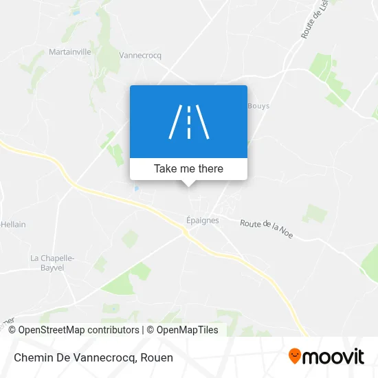 Chemin De Vannecrocq map