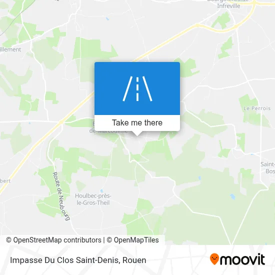 Impasse Du Clos Saint-Denis map