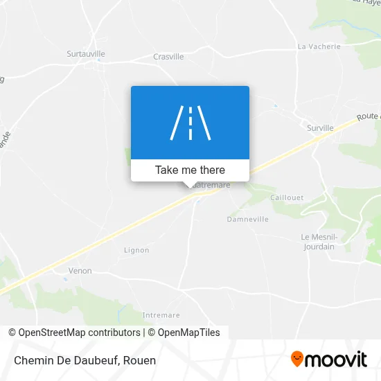Chemin De Daubeuf map