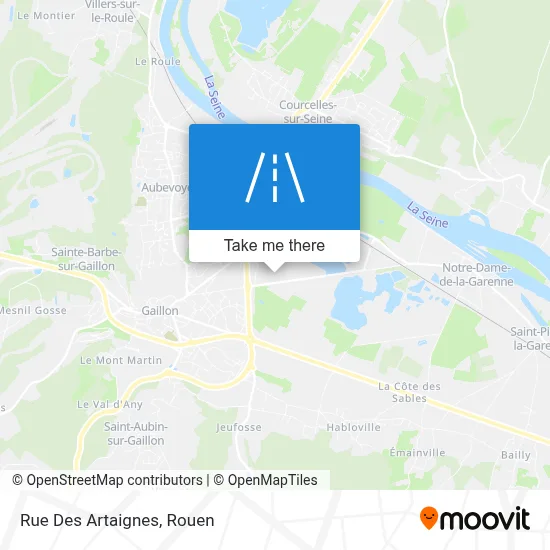 Rue Des Artaignes map