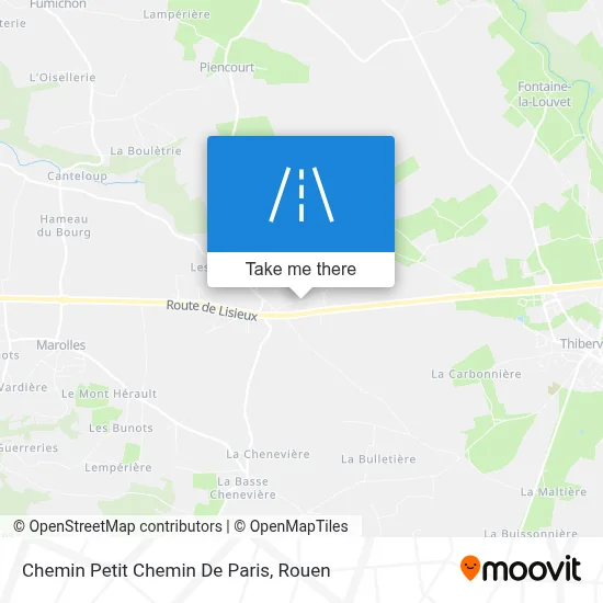 Mapa Chemin Petit Chemin De Paris