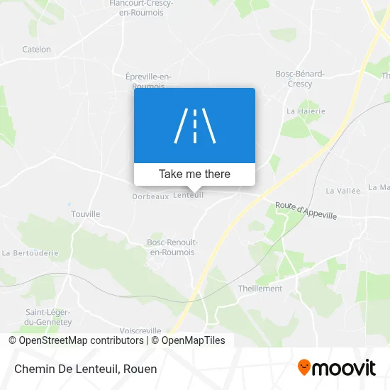 Chemin De Lenteuil map