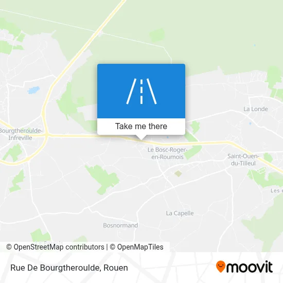 Mapa Rue De Bourgtheroulde