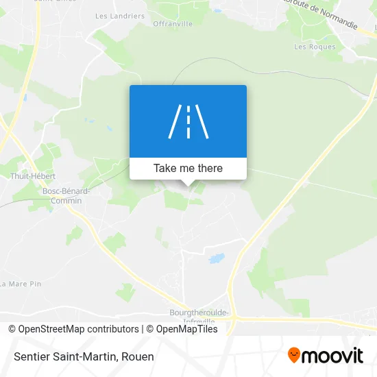Sentier Saint-Martin map