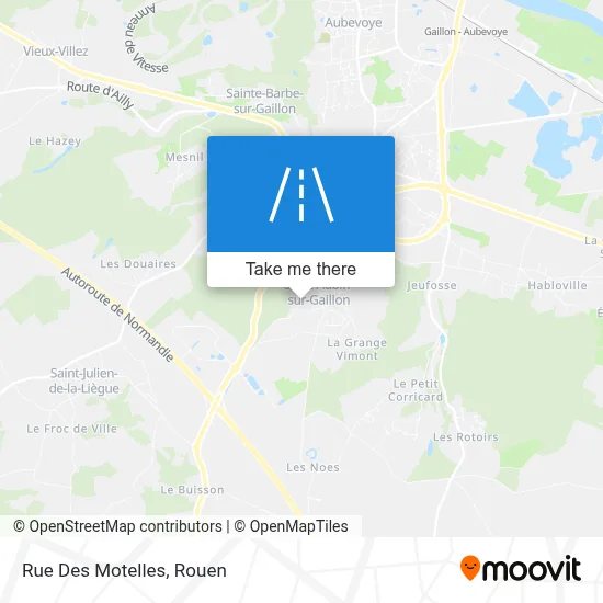 Rue Des Motelles map