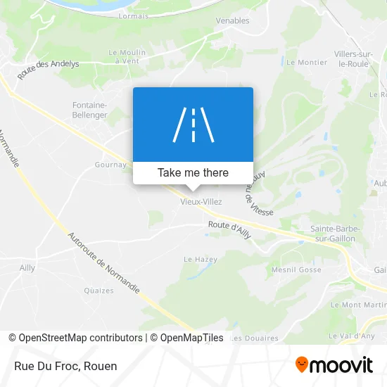 Rue Du Froc map