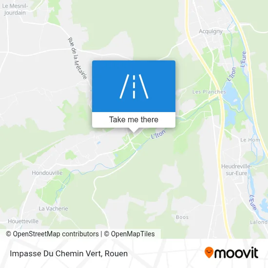 Mapa Impasse Du Chemin Vert