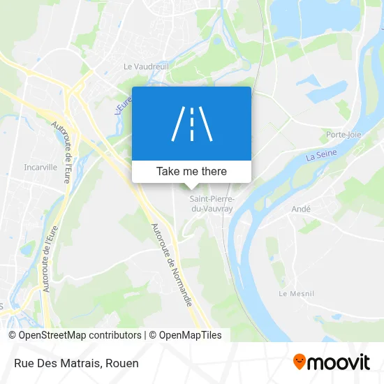 Rue Des Matrais map