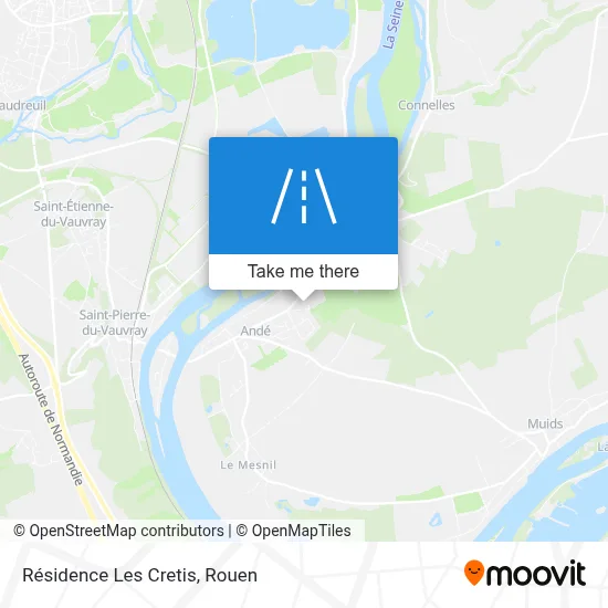 Résidence Les Cretis map