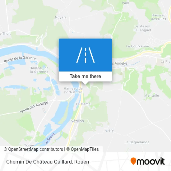 Chemin De Château Gaillard map