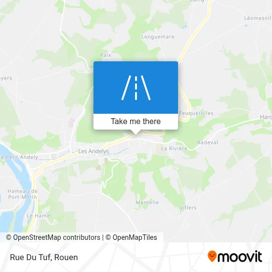 Rue Du Tuf map