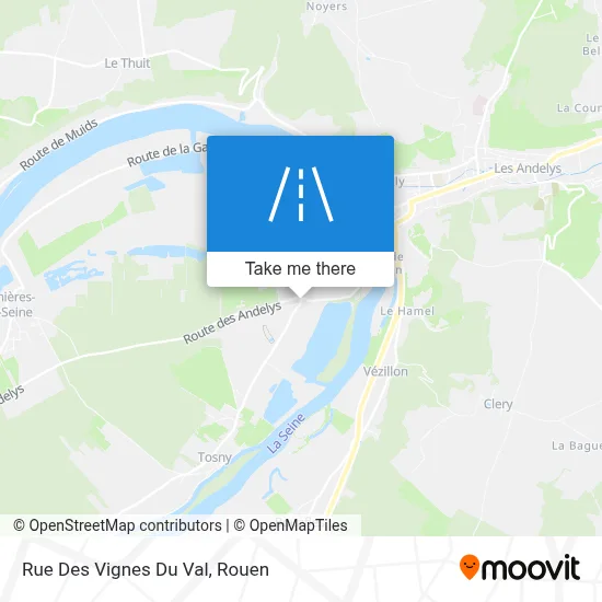Rue Des Vignes Du Val map
