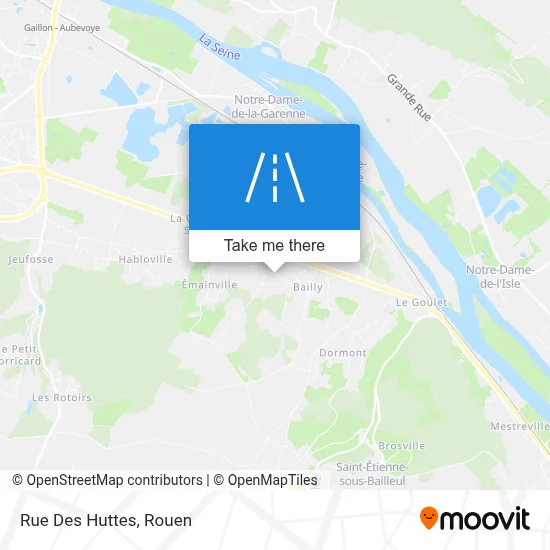 Rue Des Huttes map