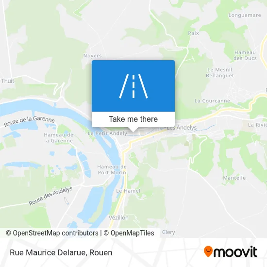 Rue Maurice Delarue map