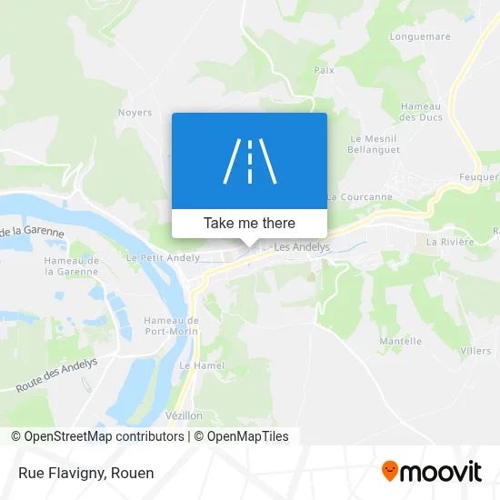 Rue Flavigny map