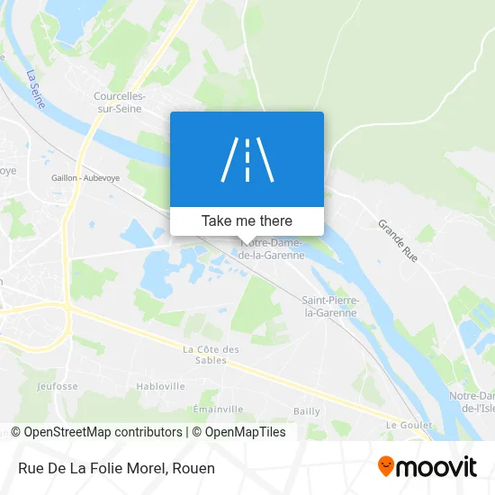 Rue De La Folie Morel map