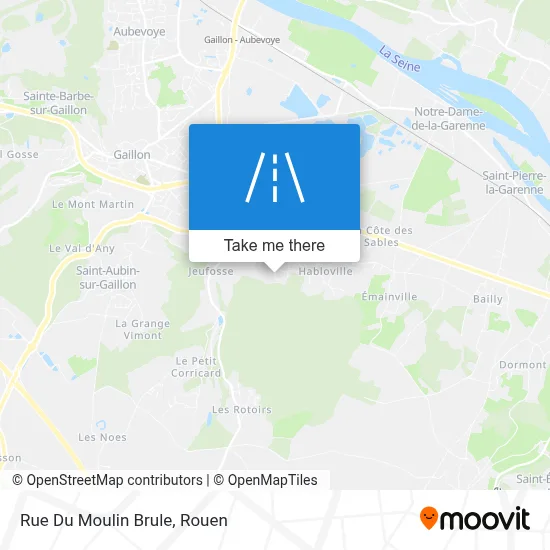 Rue Du Moulin Brule map