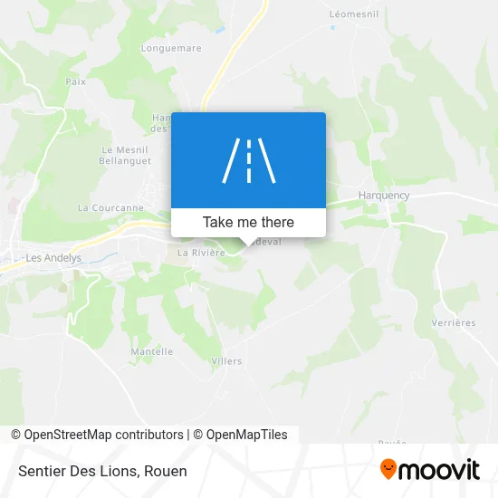 Sentier Des Lions map