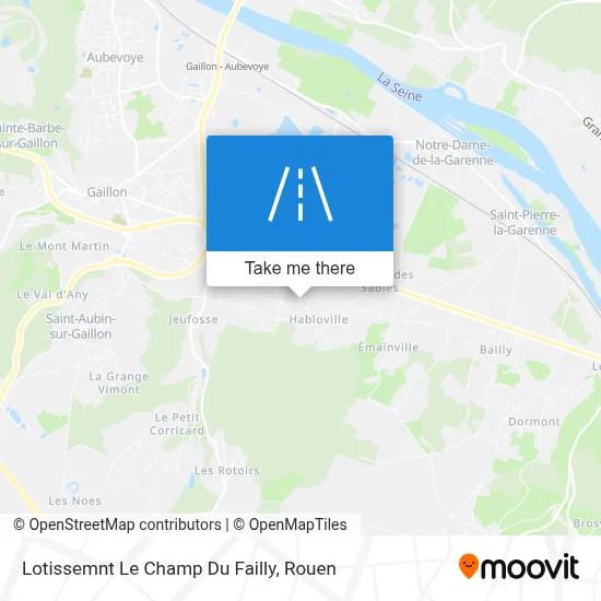 Lotissemnt Le Champ Du Failly map