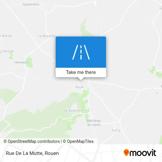 Mapa Rue De La Mutte