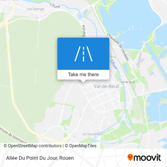 Allée Du Point Du Jour map