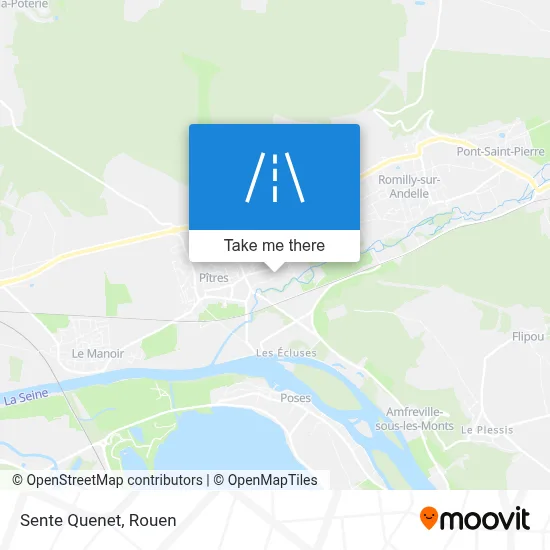 Sente Quenet map