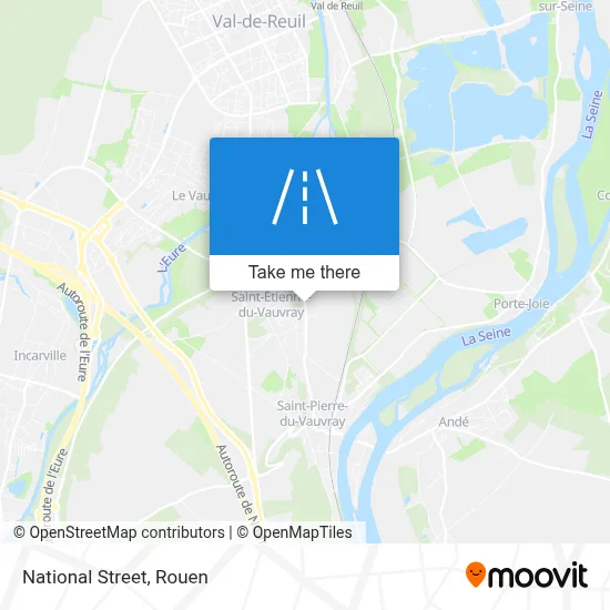 Mapa Rue Nationale