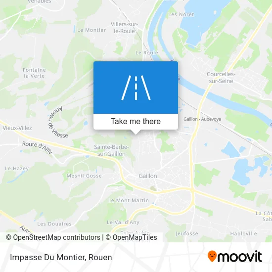 Impasse Du Montier map