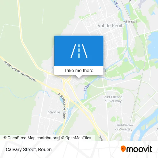 Rue Du Calvaire map