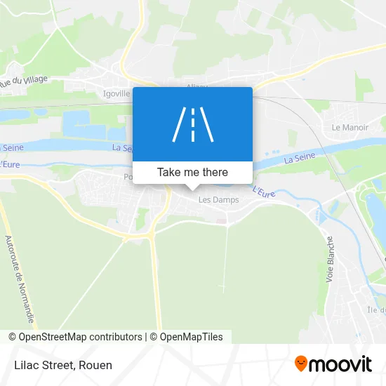 Rue Des Lilas map