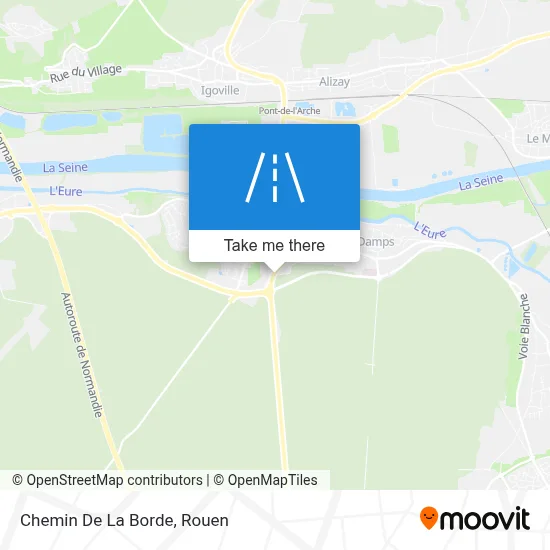 Chemin De La Borde map