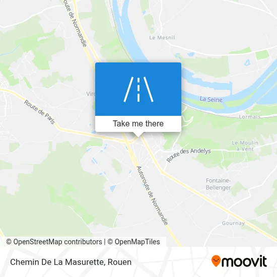 Chemin De La Masurette map