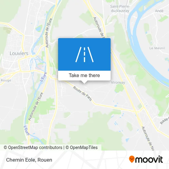 Mapa Chemin Eole