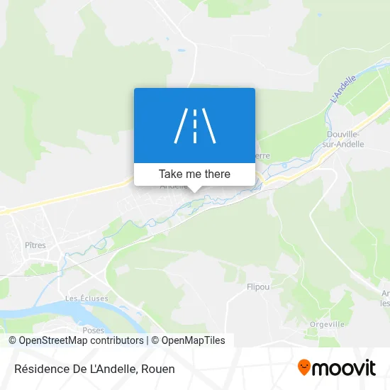 Résidence De L'Andelle map