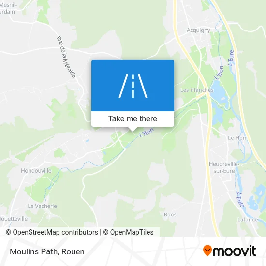 Chemin Des Moulins map