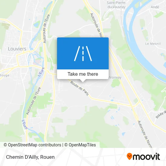 Chemin D'Ailly map